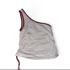 Urban Outfitters Gray Tank Top with Red Trim